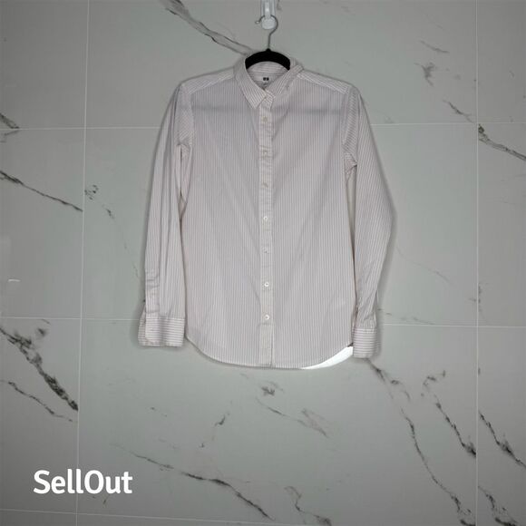 Uniqlo Other - Uniqlo wonen’s Striped Long Sleeve Button-Down Shirt Size S Multicolor